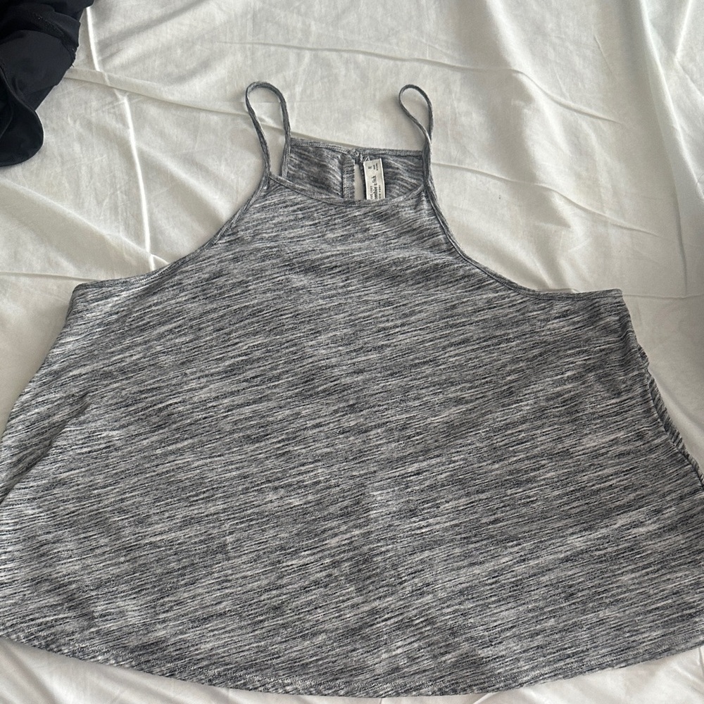 Abercrombie & Fitch Heather Gray Knit Top